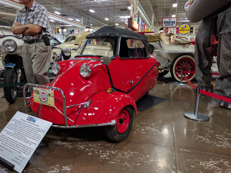 Messerschmitt. Exactly what you’d expect a car design by an aircraft company to look like.